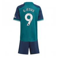 Arsenal Gabriel Jesus #9 Tretí Detský futbalový dres 2023-24 Krátky Rukáv (+ trenírky)